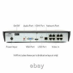 Swann Digital IP NVR 8580 8 Channel Network Video CCTV Recorder 4K Ultra HD 2TB
