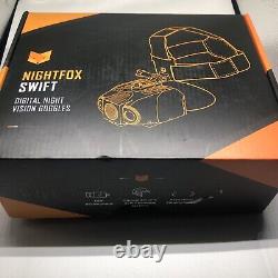 Swift Night Vision Goggles Digital Infrared 1x Magnification 75yd Range Recharge