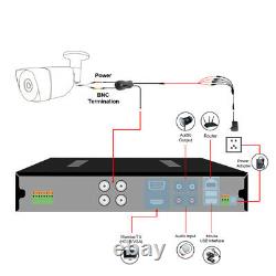 TMEZON 1080P 2.0MP Security Camera 16CH HDMI DVR Outdoor IR Night CCTV System