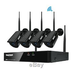 TMEZON 1080P Wireless WiFi Camera 8CH HD NVR Outdoor IR Night Security System