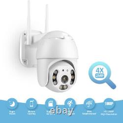 TMEZON 1080P Wireless WiFi Security Camera Indoor Outdoor Dome PTZ CCTV System