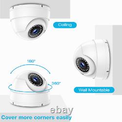 TOGUARD 8CH 5MP DVR Security Camera System HDMI Home Outdoor Night Vision IP Cam