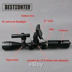 Tactical Night Vision Riflescope Hunting Scope Digital Thermal Infrared Adapter