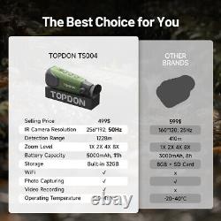 Topdon TS004 Digital Night Vision Scope Mount Sight Optical Infrared Monocular