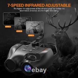 USA Head Mounted Night Vision Goggles Binoculars HD Digital Hunting Rechargeable