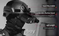 USA Night Vision Goggles Binoculars HD Digital Head Mounted Hunting Rechargeable