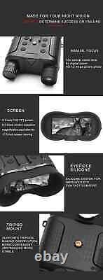 USA Night Vision Goggles Binoculars HD Digital Head Mounted Hunting Rechargeable