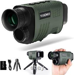 Upgraded Night Vision Monocular Digital Infrared Monocular Telescope for 100% Da