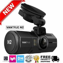 Upgraded Vantrue N2 Front & Back Dual Dash Cam HD HDR Camera 64GB! 1080P Loop