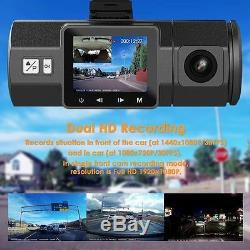 Upgraded Vantrue N2 Front & Back Dual Dash Cam HD HDR Camera 64GB! 1080P Loop