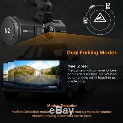 Upgraded Vantrue N2 Front & Back Dual Dash Cam HD HDR Camera 64GB! 1080P Loop