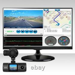 VANTRUE N2 64GB BUNDLE PACKAGE Dual Dash Cam, GPS, Hardwire Kit, Samsung SDXC