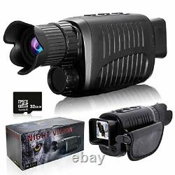 VELLEE Digital Night Vision Monocular for 100% Darkness 1080p Full HD Photo &