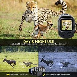 VELLEE Digital Night Vision Monocular for 100% Darkness 1080p Full HD Photo &