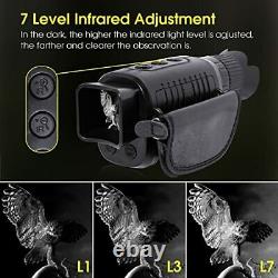 VELLEE Digital Night Vision Monocular for 100% Darkness 1080p Full HD Photo &