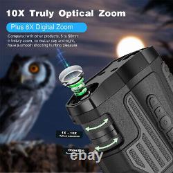 Velotrex Digital Night Vision Binoculars Goggles For Total Darkness Surveillance