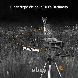 Velotrex Digital Night Vision Binoculars Goggles For Total Darkness Surveillance