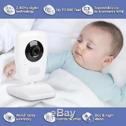 Video Baby Monitor + 2 Cameras 5 LCD Screen, Night Vision Axvue E632 (NEW)