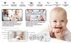 Video Baby Monitor + 2 Cameras 5 LCD Screen, Night Vision Axvue E632 (NEW)