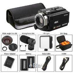 Video Camera 4K Camcorder AiTechny Ultra HD Digital WiFi 48MP 16X Zoom