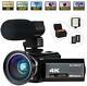 Video Camera 4k Camcorder Ultra Hd 48mp Wifi Night Vision Digital Vlogging Camer
