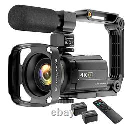 Video Camera Camcorder 4K 48MP YouTube Camera WiFi Digital Camera Vlogging Vlog