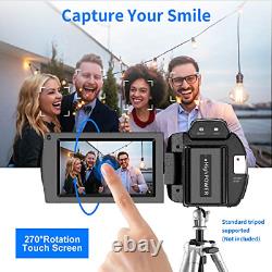 Video Camera Camcorder 4K 48MP YouTube Camera WiFi Digital Camera Vlogging Vlog