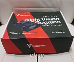 Visiocrest Premium Night Vision Goggles 8X Digital Zoom N-7X31/1080-BL NIB