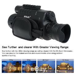 WG-37 1.44 Monocular Zoom Night Vision Scope Binoculars 5x40 Infrared Digital