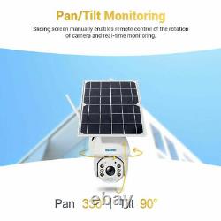 WIFI 1080P Solar Power PTZ IP Camera Wireless Outdoor Security CCTV Night Vision