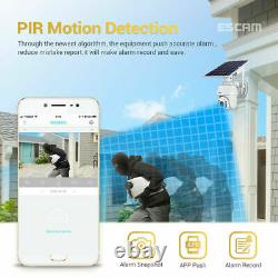 WIFI 1080P Solar Power PTZ IP Camera Wireless Outdoor Security CCTV Night Vision