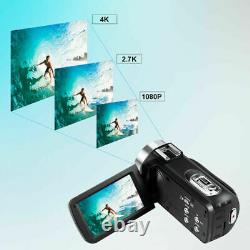 WIFI Camcorder Video Digital Camera 4K Webcam Night Vision 56MP 16X Digital Zoom