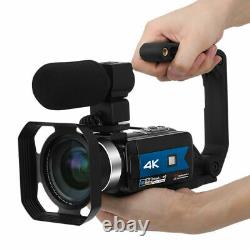 WIFI Camcorder Video Digital Camera 4K Webcam Night Vision 56MP 16X Digital Zoom