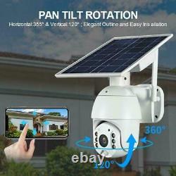 WIFI Solar Camera Wireless Security 1080P Outdoor Night Vision IP66 Waterproof