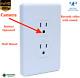 Wall Mount Ac Outlet Full Hd 1080p Hidden Spy Security Battery Camera Dvr Audio