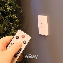 Wall Mount AC Outlet Full HD 1080P Hidden Spy Security Battery Camera DVR Audio