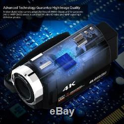 WiFi 4K 1080P HD 48MP 16X ZOOM Digital Video Camera Camcorder DV Night Vision