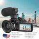 Wifi 4k Hd Digital Camcorder Video Camera Wide Angle Nightvision 48mp 16x Zoom