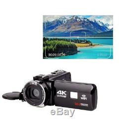 WiFi 4K Ultra HD Night Sight Digital Video Camcorder Camera Home Wedding DV CAM