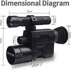 WiFi Digital Night Vision Scope Video Camera for Riflescopes Hunting IR Optics