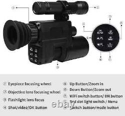 WiFi Digital Night Vision Scope Video Camera for Riflescopes Hunting IR Optics