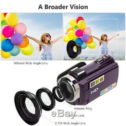 WiFi Video Digital Camera HDMI HD 1080P Night Vision DV Camcorder + Microphone