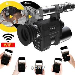 Wifi IR Night Vision Scope 850nm HD Optical Monocular Hunting Digital Camera