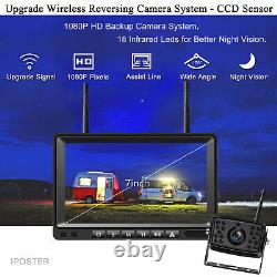 Wireless Backup Camera Digital With 7 Monitor System Kit Rear View 50m