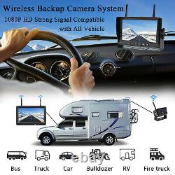 Wireless Backup Camera Digital With 7 Monitor System Kit Rear View 50m