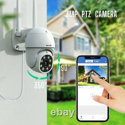 Wireless Security WiFi Camera System 3MP 8CH Outdoor NVR CCTV IR Cam NightVision