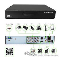 XVIM 1080P HDMI DVR 8CH CCTV 3000TVL Outdoor Night Security Camera System 1TB
