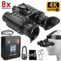 Z9158 3D Night Vision 850nm Zoom Binoculars Infrared Digital Head Mount Goggles