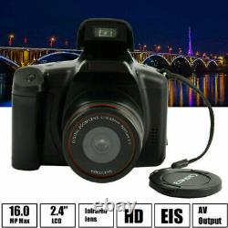 1080p Caméscope Hd 4k Caméra Vidéo Numérique LCD 24mp 16x Zoom DV Av Vision Nocturne