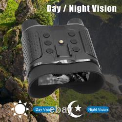 10x Lunettes De Vision De Nuit Jumelles Infrarouges Téléscope À Tête Numérique 1080p